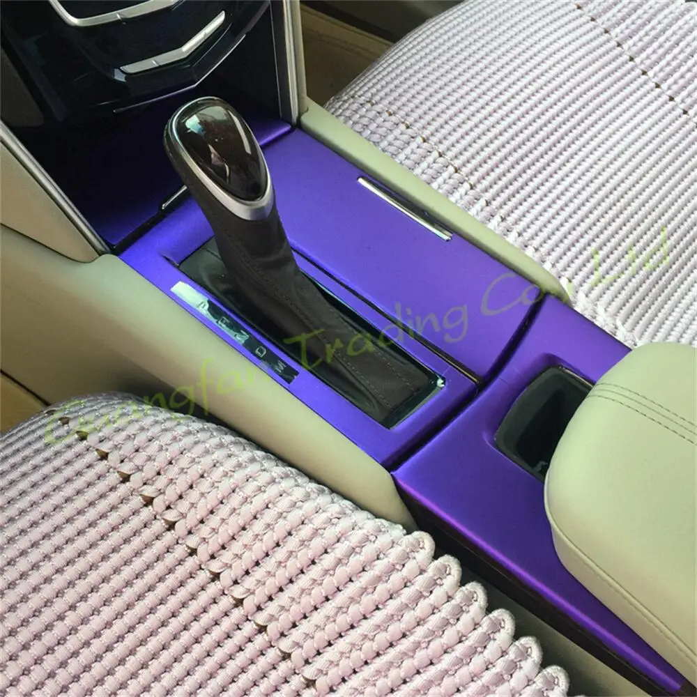 

Car-Styling 3D/5D Carbon Fiber Car Interior Cover Console Color Stickers Decals Products Parts Accessories For Cadillac XTS