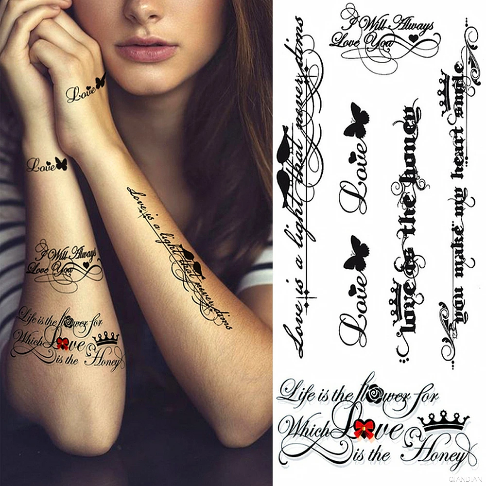 Alphabet Love Word Temporary Tattoos: The Secret to Personalized Expression That Actually Works