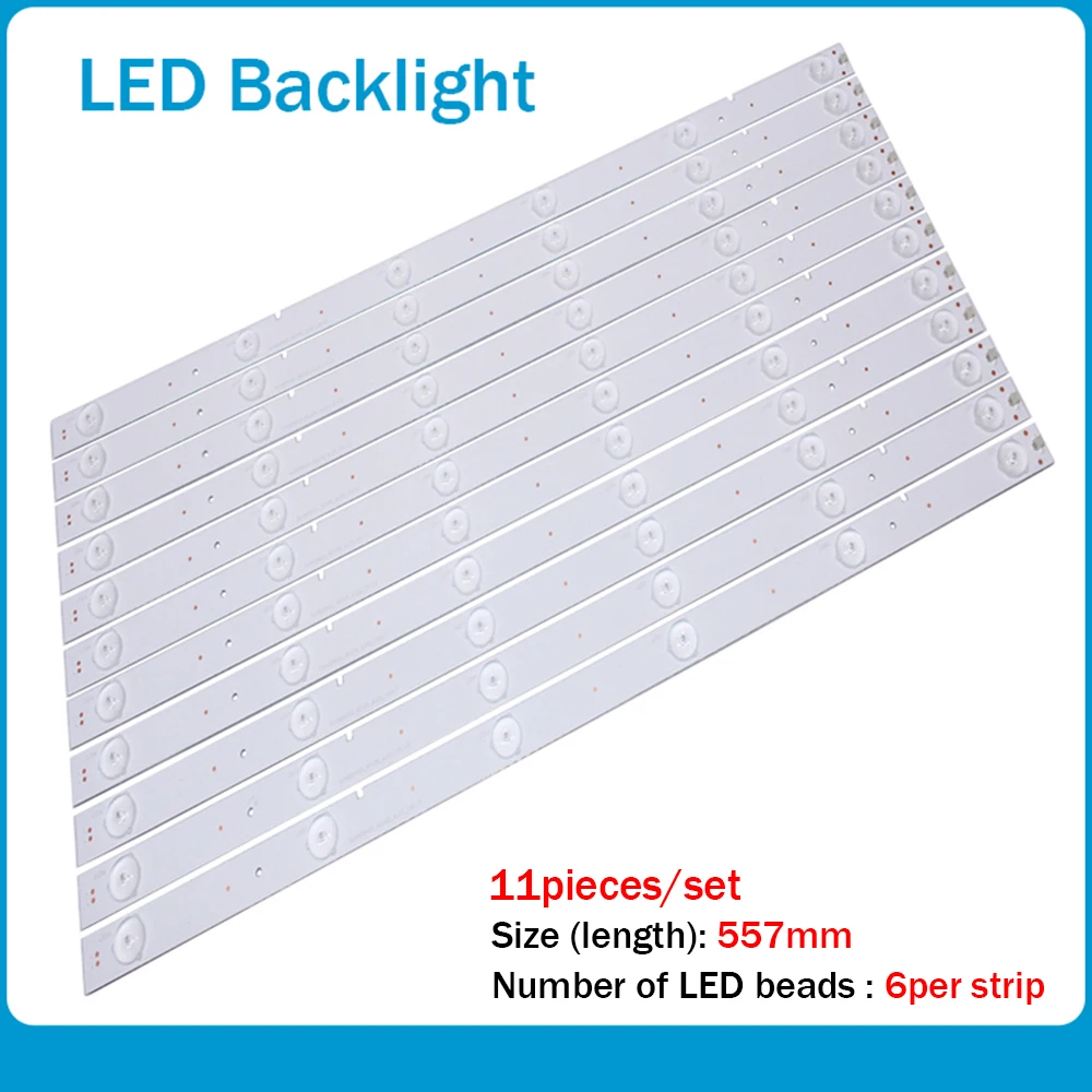 

LED Backlight Lamp strip 6leds for Hisense HD500DF-B57/S0 50K23DG 50K22DG 50H5G 50K20DG 50H3 SVH500A22 50D550NA15 50K23DGW