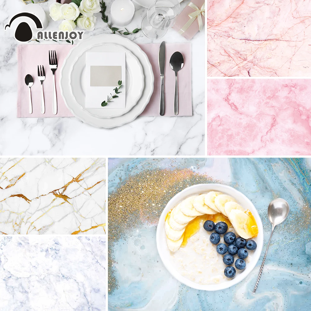 Allenjoy Marble Grain Grunge Photography Backgrounds For Food Photophones Photo Studio Props For Photography Wedding Photocall