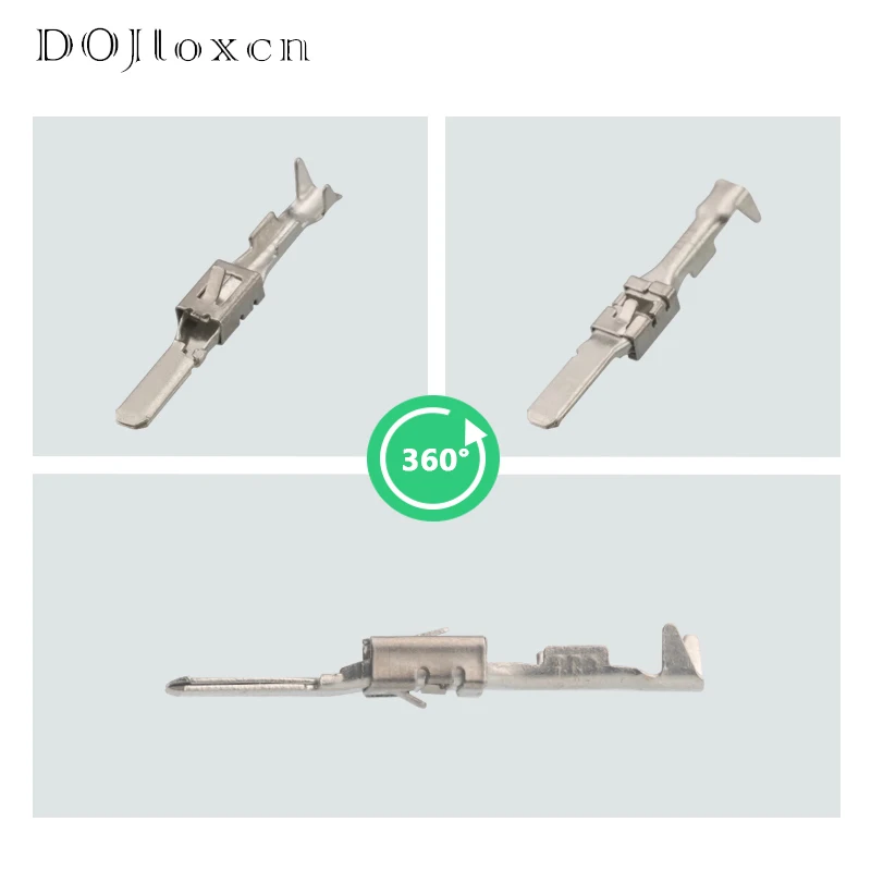 20 Stuks 2.8mm Pins Messing Vertind Bedrading Koper Terminals 962883-1 Automotive Connector Socket Voor Audi VW