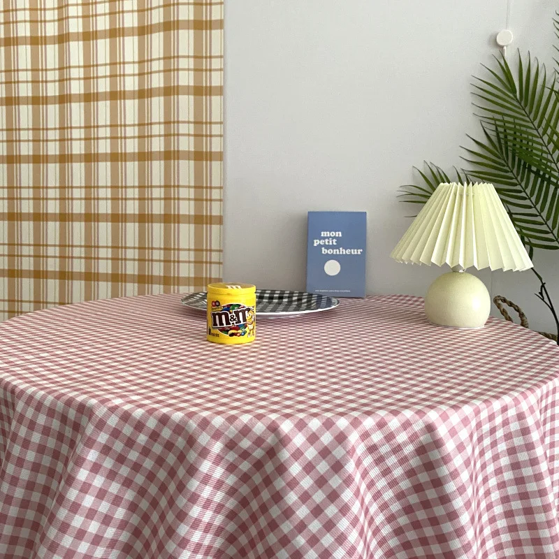 Table Cloth Korean Blogger Ins With Tablecloth Retro Background Cloth Wild Photo Prop Cloth Picnic Mat Kitchen Tools Checkered