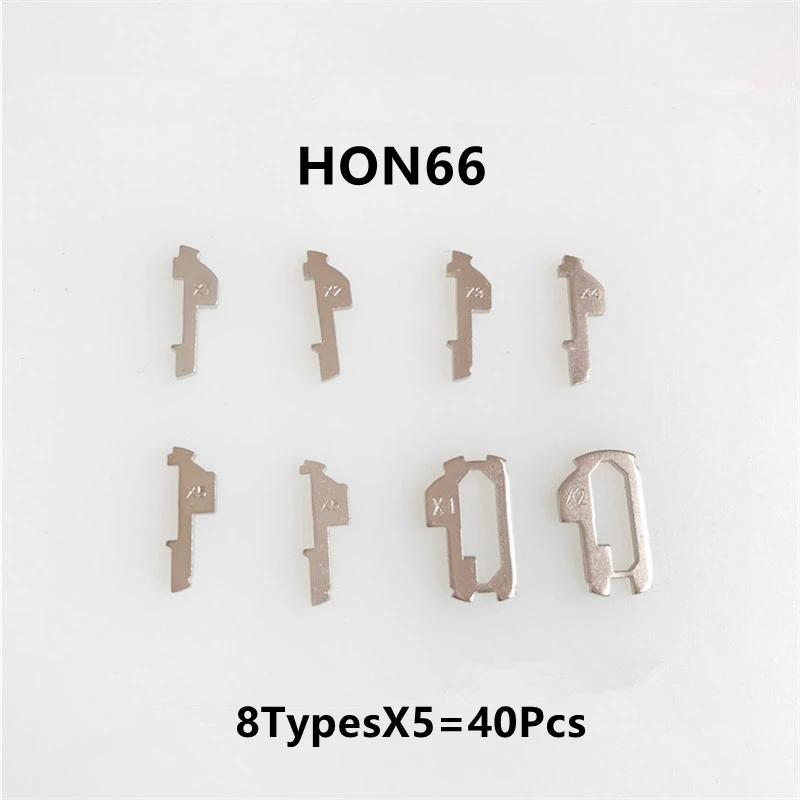 Xieaili Oem 40Pcs HON66 Lock Reparatie Accessoires Auto Lock Reed Lock Plaat Voor Honda K78