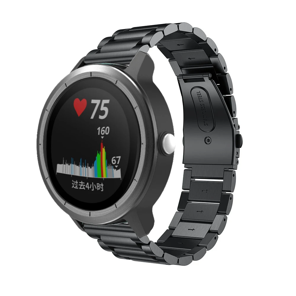 Thay Thế Thép Không Gỉ Dây Đeo Xiaomi Huami AMAZFIT BIP Lite Đồng Hồ Thông Minh 20Mm Điều Chỉnh Được Được Vòng Tay