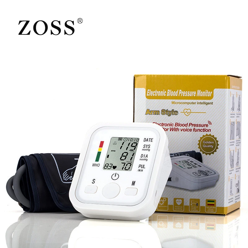 zosss-ロシアのデジタル配信lcdディスプレイ大文字と血圧のモニター心拍数を監視する機器