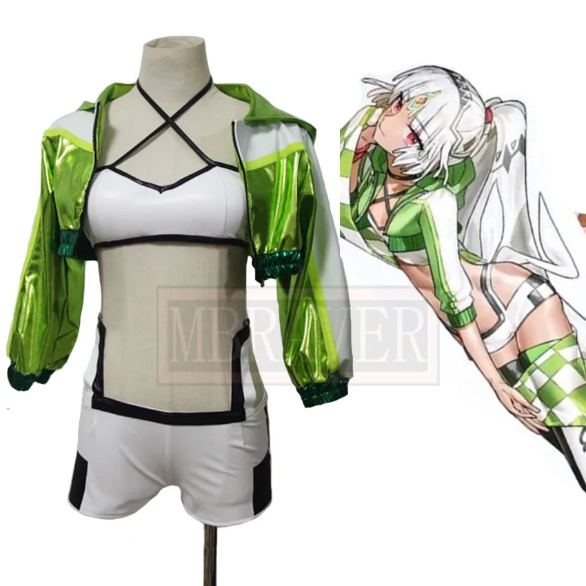 

Fate/Grand Order FGO Fate/EXTELLA LINK Altera Attila Racing Suit Cosplay Costume Halloween Party Outfit Custom Made Any Size