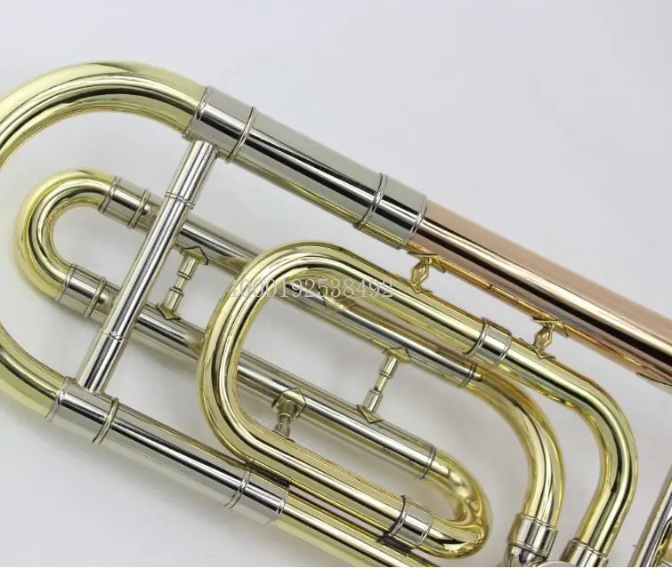 MARGEWATE Tenor bb-f # Tune fosfor i miedź puzon New Arrival Instrument muzyczny róg z etui ustnik