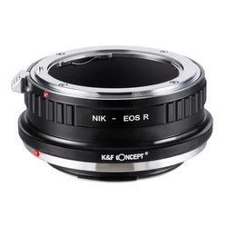 K&F Concept NIK-EOS R Adapter for Nikon F Auto D Mount Lens to Canon EOS RF Mount Camera RF RP R1 R3 R5 R6 R7 R8 Lens Adapter