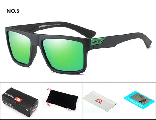 DUBERY Brand Design Polarized Driving Sun Glasses Men's Retro Male Colorful Sun Glasses Men Fashion Brand Luxury Shades Oculos - Image 11