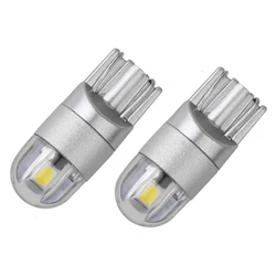 2pcs LED T10 W5W Canbus Bulbs 2SMD 3030 Led car Clearance Light Reading Lights Interior Lights Amber Blue White Green Red Purple