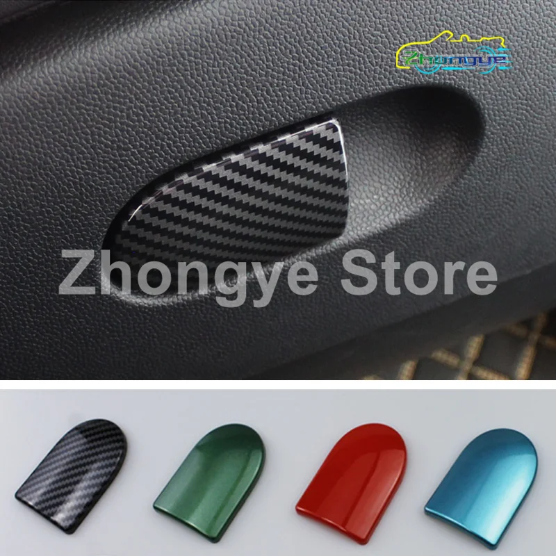 

1 PCS Car Co-Pilot Storage Box Handle Switch Decorative Cover For MINI ONE Cooper F55 F56 F57 Interior Modification Accessories