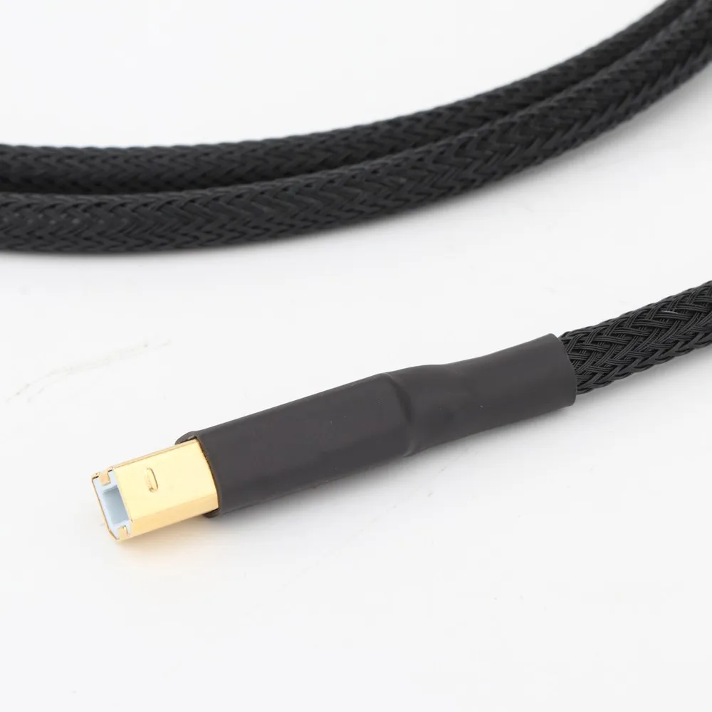 Preffair X401 USB-IF-zertifiziertes USB C auf USB A-Kabel 2.0 | Geflochtenes Schnelllade- und Datensynchronisierungskabel, 24 Karat vergoldet, für Telefon-DAC – Detail 3