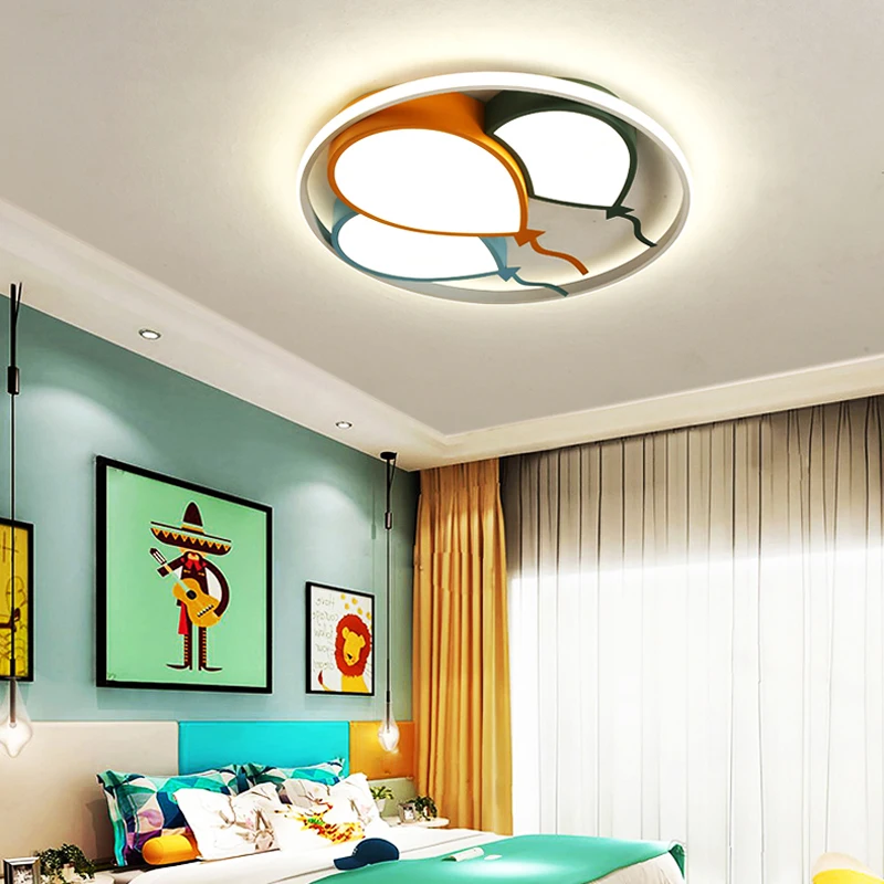 Modern balloon ceiling light Kids boys girls Bedroom decorative ceiling light cartoon macaron lamp children room ceiling light