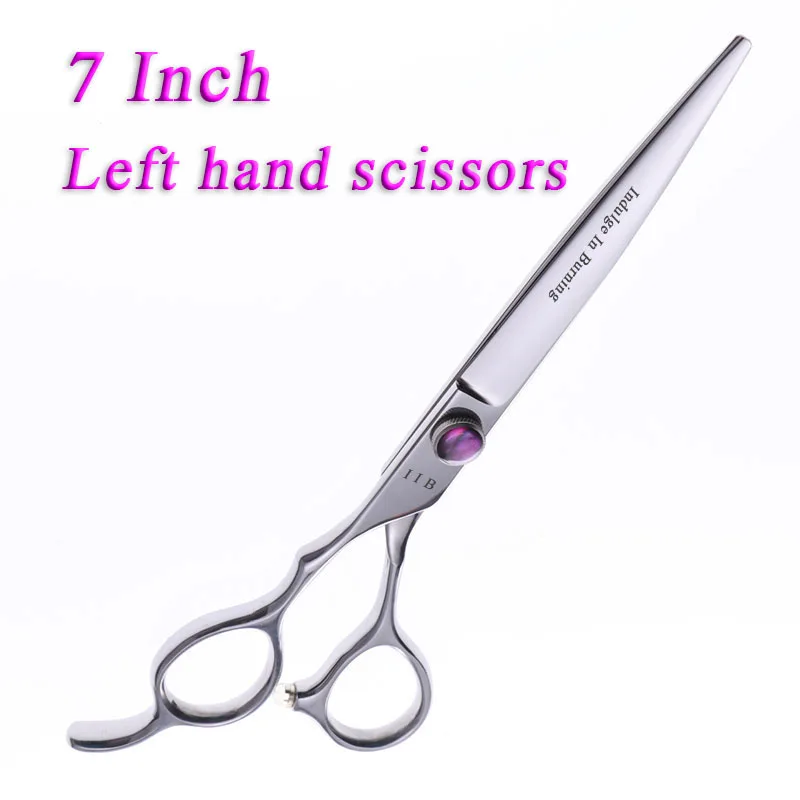 

7 Inch Left Handed Scissors Professional Hairdressing Scissors Sets Pet Grooming Cutting Shears Barber High Quality