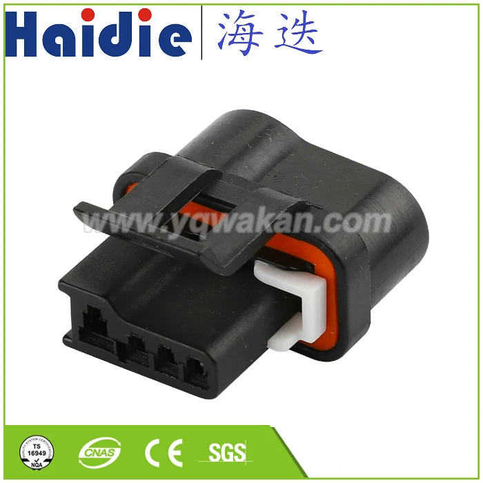 Free shipping 5sets 4pin Auto Electri  harness Water tank electric  cable connector  HD044Y-1.5 2.8-21