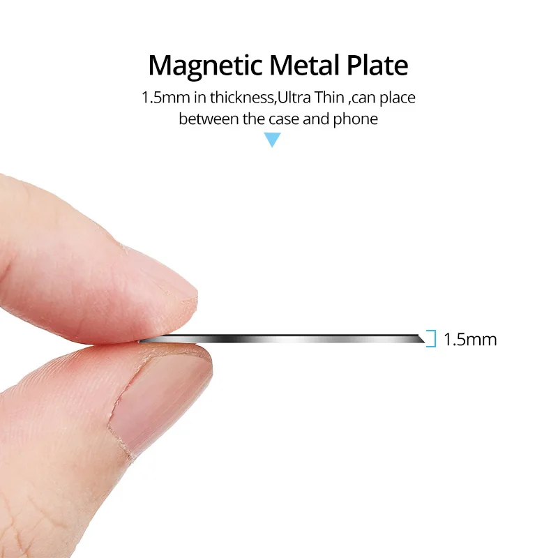 Metal Plate Disk for Magnetic Car Phone Holder Sticky Magnet Iron Sheet Phone Back Patch For Iphone Samsung Xiaomi  Accessories