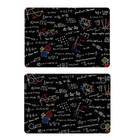 Math Formula Scrawl Laptop Vinyl Sticker for Macbook Decal Pro 16