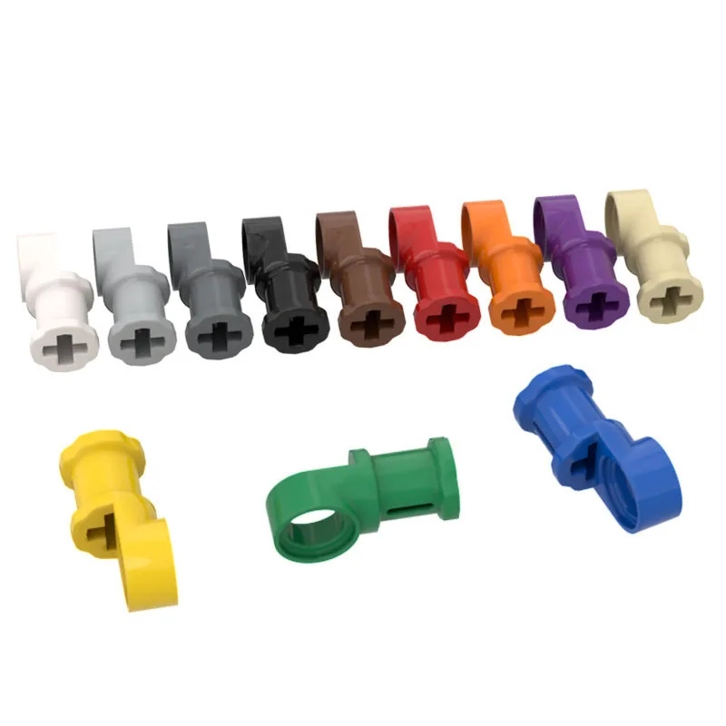 10pcs MOC Brick Parts 44 32126 53501 High-Tech Axle and Pin Connector Toggle Joint Smooth Building Block Particle DIY Kid Toy