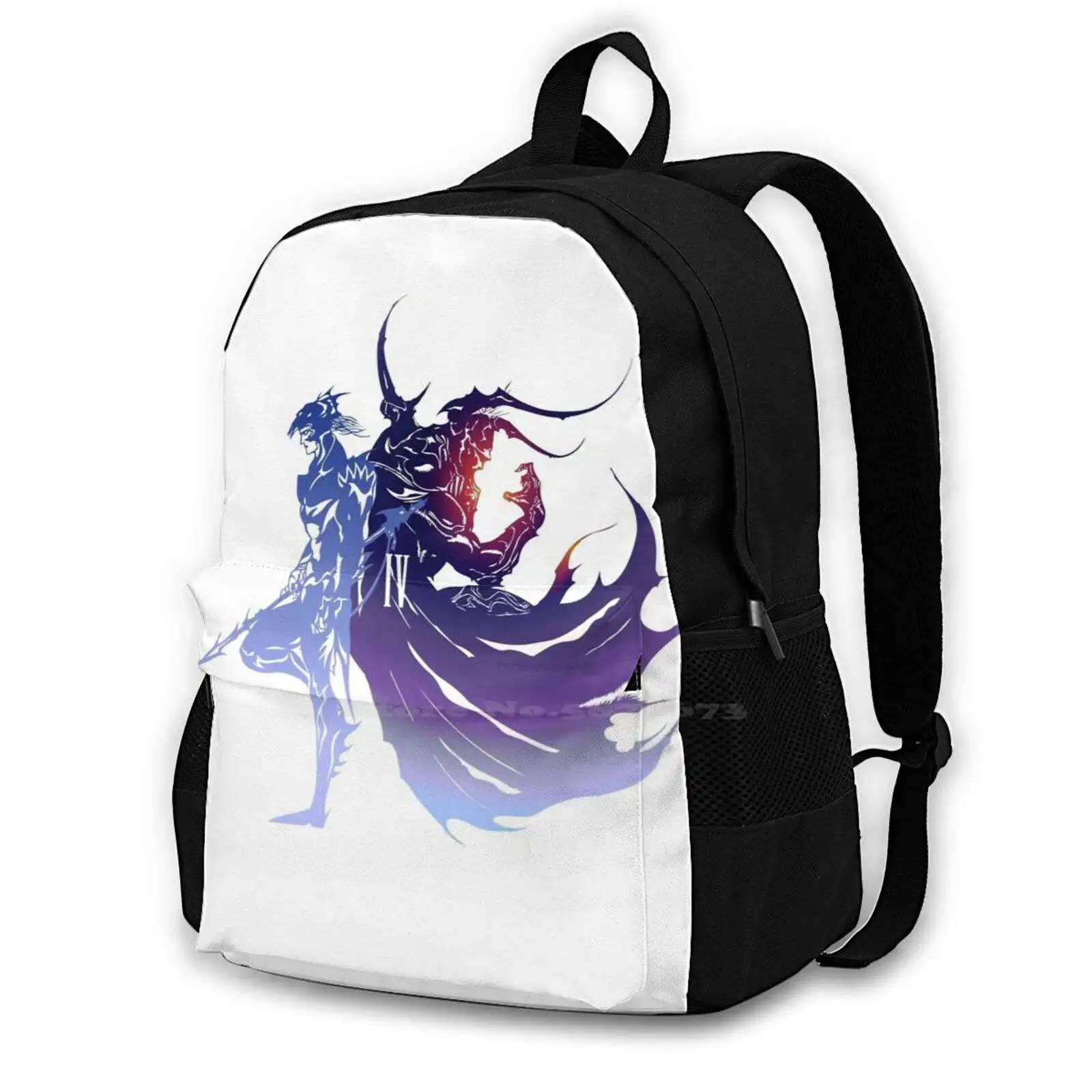 Fashion Travel Laptop School Backpack Bag Ffiv Final Fantasy Final Fantasy 4 Final Fantasy Iv Cloud Sephiroth Dragoon