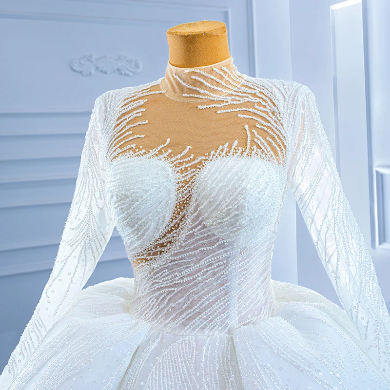 Kisswhite RSM Collection 67408, maßgeschneidertes Hochzeitskleid mit langen Ärmeln, Brautkleider nach Maß, hohe Qualität