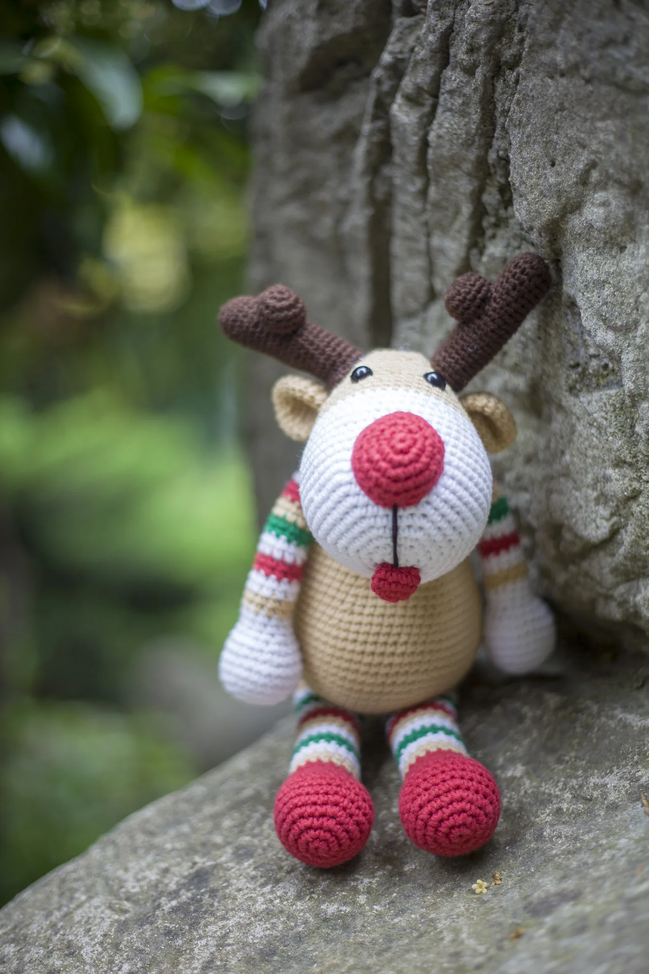 MyColorfulFriends Teddy Deer Handmade Amigurumi Stuffed Toy Knit Crochet Doll