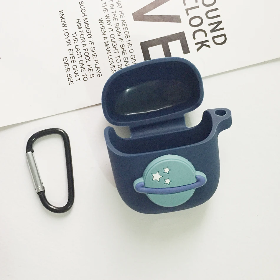 Für JBL 220 Tws /Tune 225 Fall Cartoon Schlüssel Haken Silikon Schutzhülle Für JBL 220 Drahtlose Bluetooth Kopfhörer abdeckung