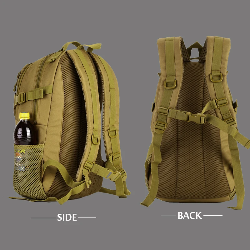 25L Waterproof Military Backpack Women Men\'s Hiking Tactical Backpack 900D Nylon School Bag Climbing Sport Bag Laptop Bag