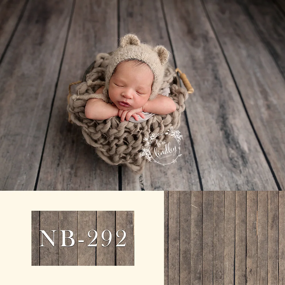 Wood Floor Backdrop Vintage Wooden Photography Background Newborn Portrait Photo Shoot Backgrounds Accessories Photo Studio Prop