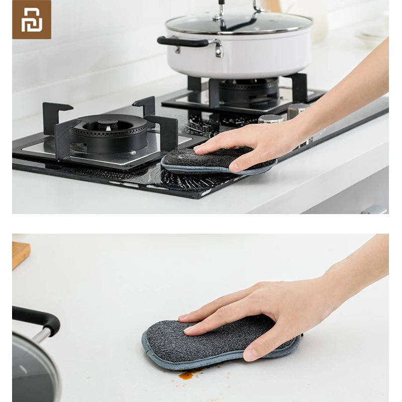 Xiaomi Youpin Decontamination ทำความสะอาดแปรงล้างจาน Artifact ไม่เจ็บมือ Non-Stick