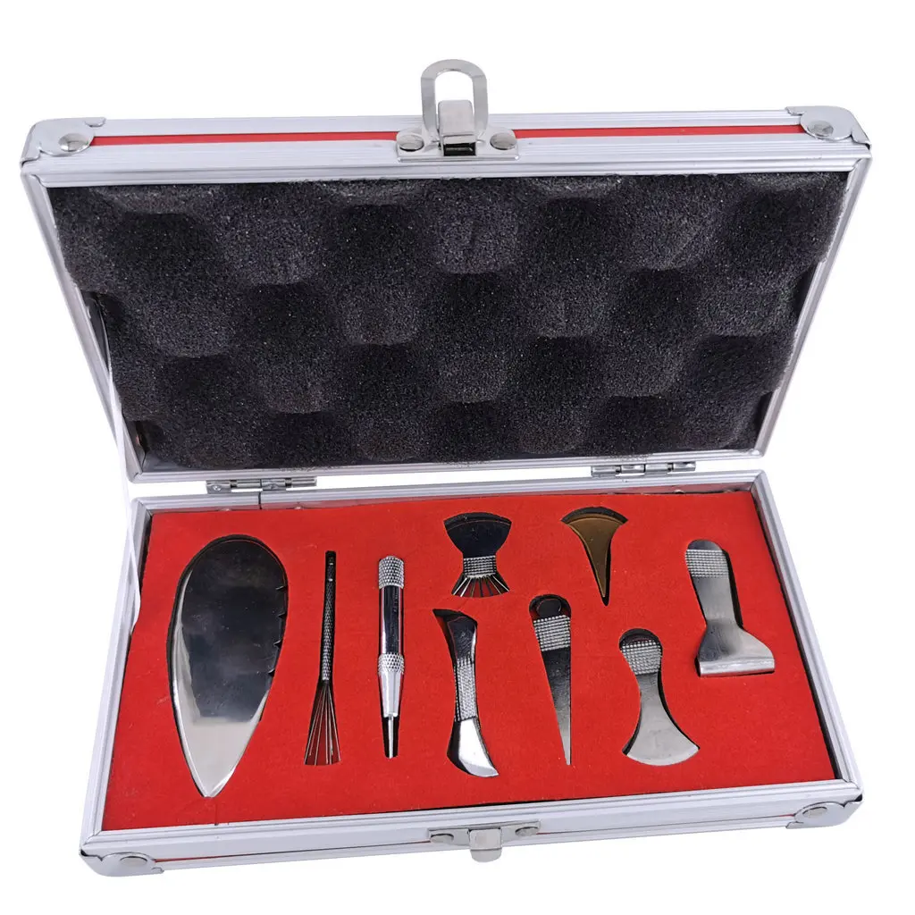 

Handed Stainless Steel Scraping Board Set Body Scrapper Plate for Release Pain Relief Guasha Tools Body Massage Tools