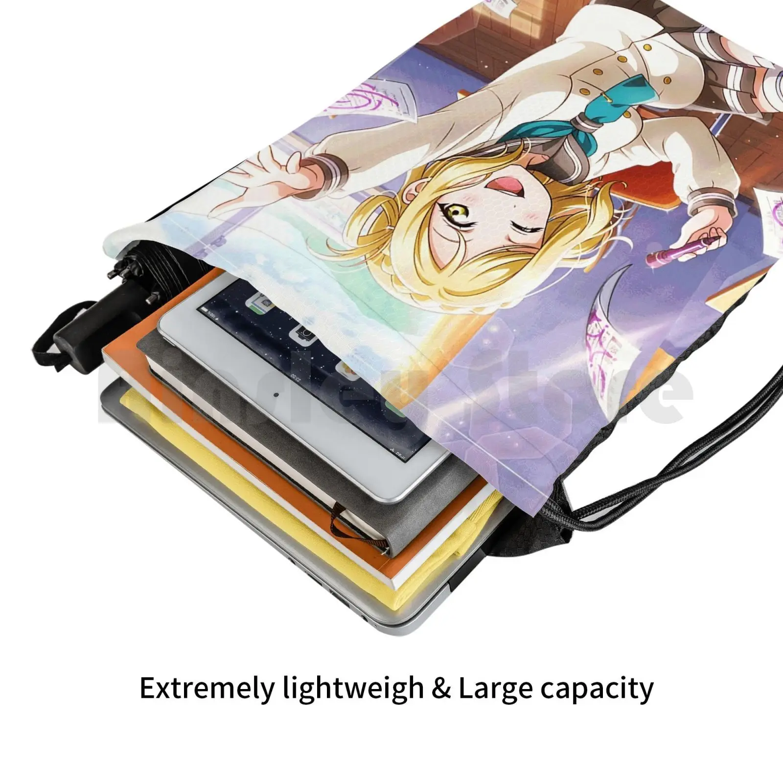 Love Live! Mari Ohara Teacher Ur Backpack Drawstring Bag Riding Climbing Gym Bag  Love Live Llsif Llsip Mari Ohara Muse