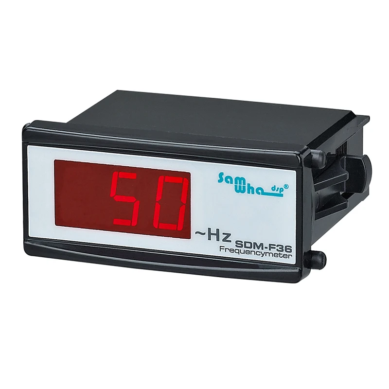 Samwha-Dsp SDM-F Digital Frequencymeter, Slim Compact, LED Panel meter