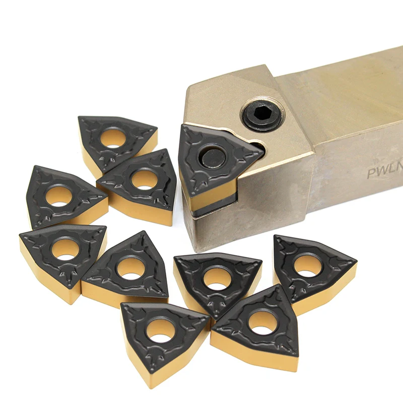 1PC PWLNR PWLNL 1616H08 2020K08 2525M08 External Turning Tool + 10PCS WNMG080408 PM PC4225 Inserts CNC Lathe Tools Set For Steel