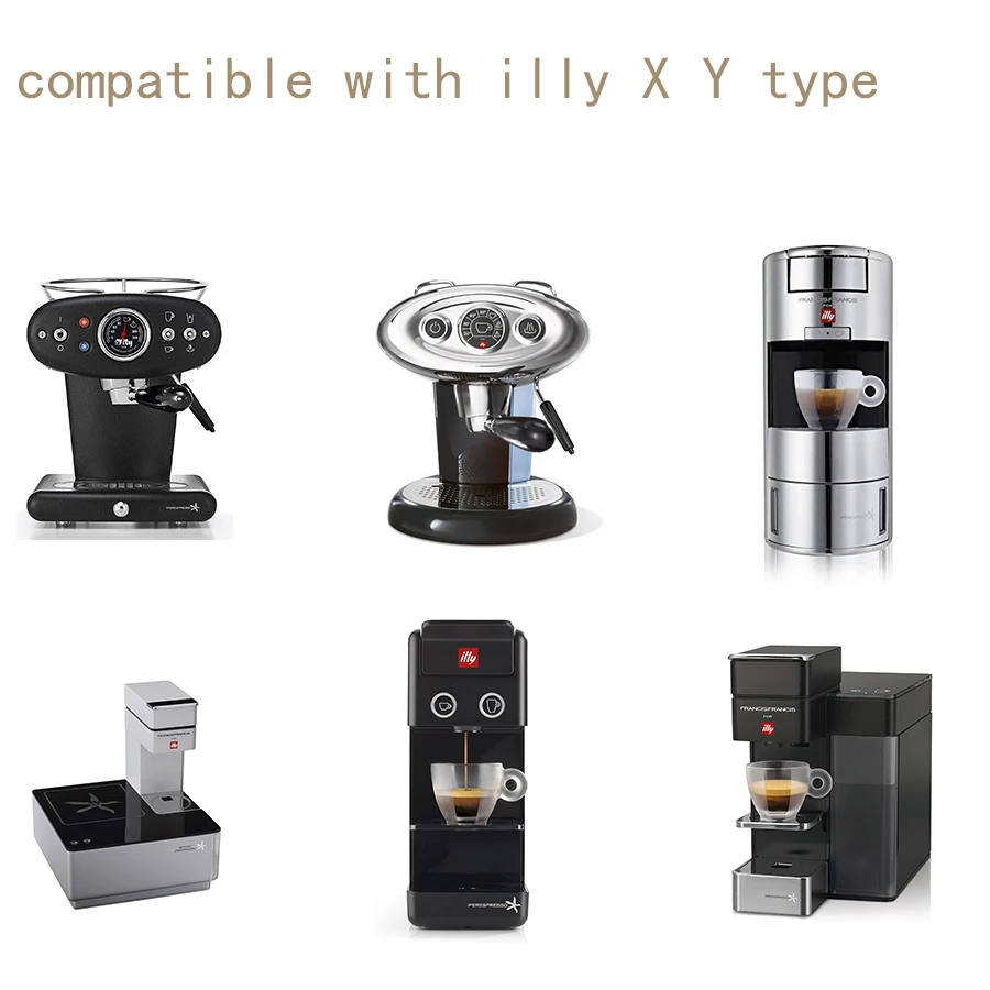 Capsulone/Compatible with illy coffee Machine maker/STAINLESS STEEL Metal Refillable Reusable capsule fit for illy cafe capsule