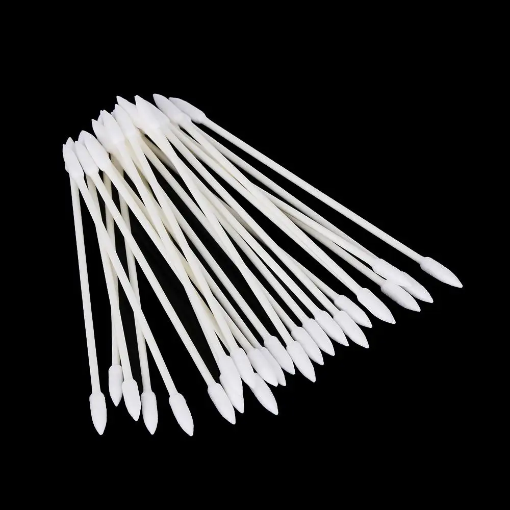 25/50pcs Pro Cleaning Swab Disposable Cotton Stick For AirPods Earphone Phone Charge Port