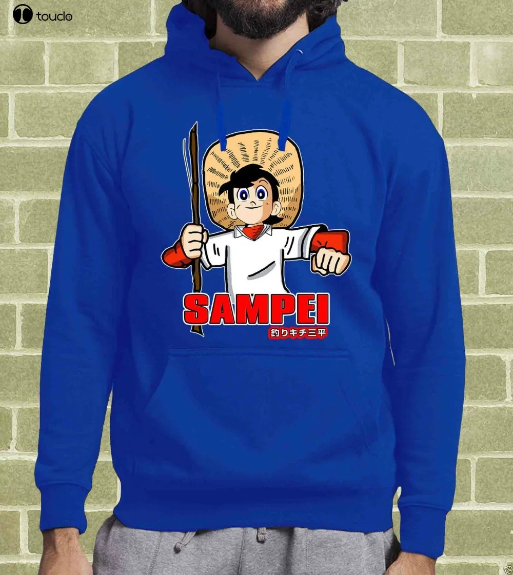 2019 fashion man Hoodies SAMPEI IL RAGAZZO PESCATORE CARTOON FELPA PER UOMO E BAMBINO Sweatshirt