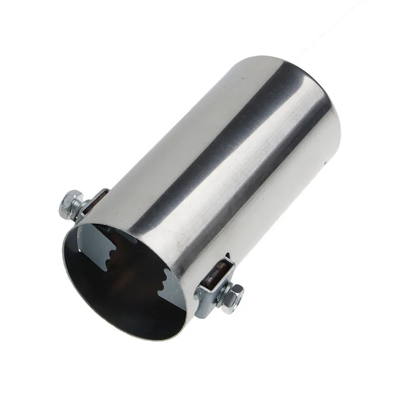 Universal Stainless Steel Car Rear Round Exhaust Pipe Tail Throat Muffler Tip Wholesale