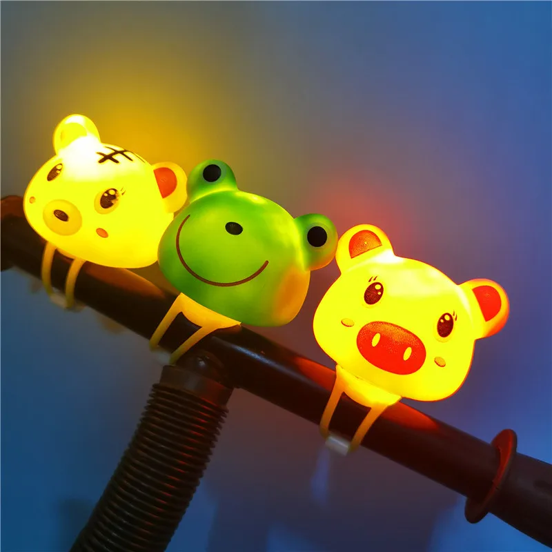 Cute Bicycle Bell Animal Small Hamster Safety Rubber Kids Adult Tricycle Scooter Handlebar Air Horn Ring Bike  Accessories