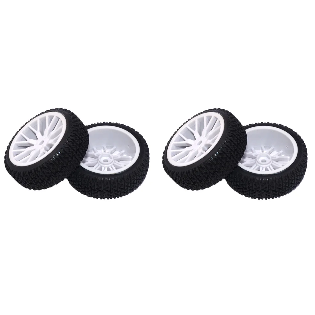 4Pc 1/16 Tire Off-road Car Tires Buggy Tyre Wheels for RC HPI HSP  ZDRacing Wltoy