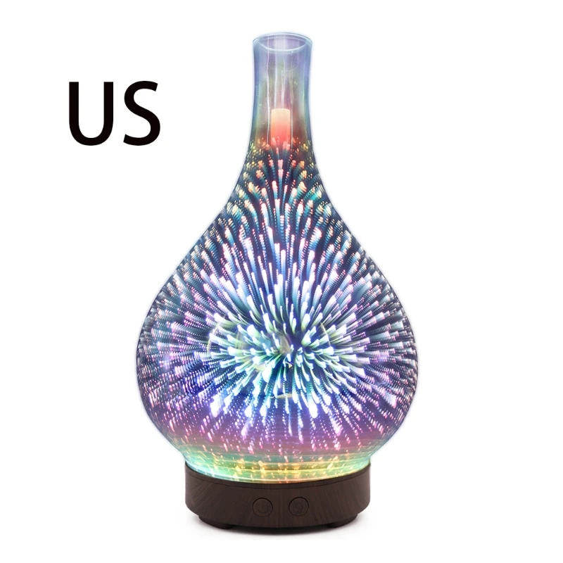 

Essential Oil Diffuser Humidifier 100ML Aromatherpy 7 Color LED Lights Changing Dropship