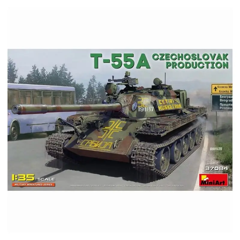 

MiniArt 37084 1/35 "T-55A Czechoslovak Prod." - Scale Model Kit