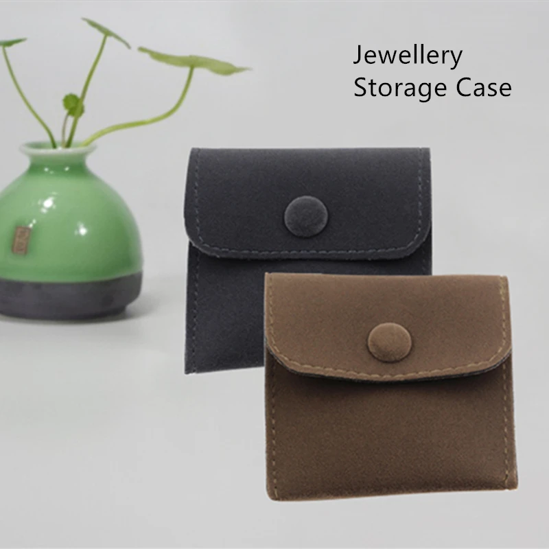 

New Fashion Flannelette Jewelry Storage Boxes Case High Quality Bracelet Protect Soft Bag Ladies' Jewelry Collect Case