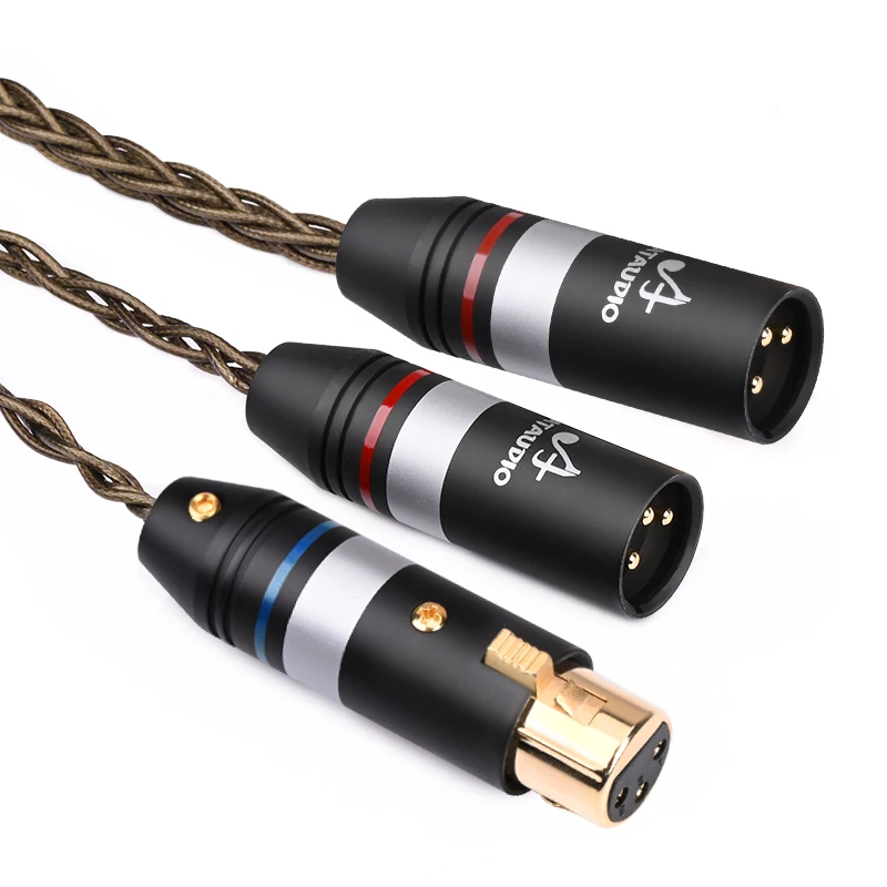 ATAUDIO Hifi Occ Silber-überzogene XLR Zu 2XLR Kabel Hohe Qualität XLR 2 Splitter Y XLR Audio Kabel 6