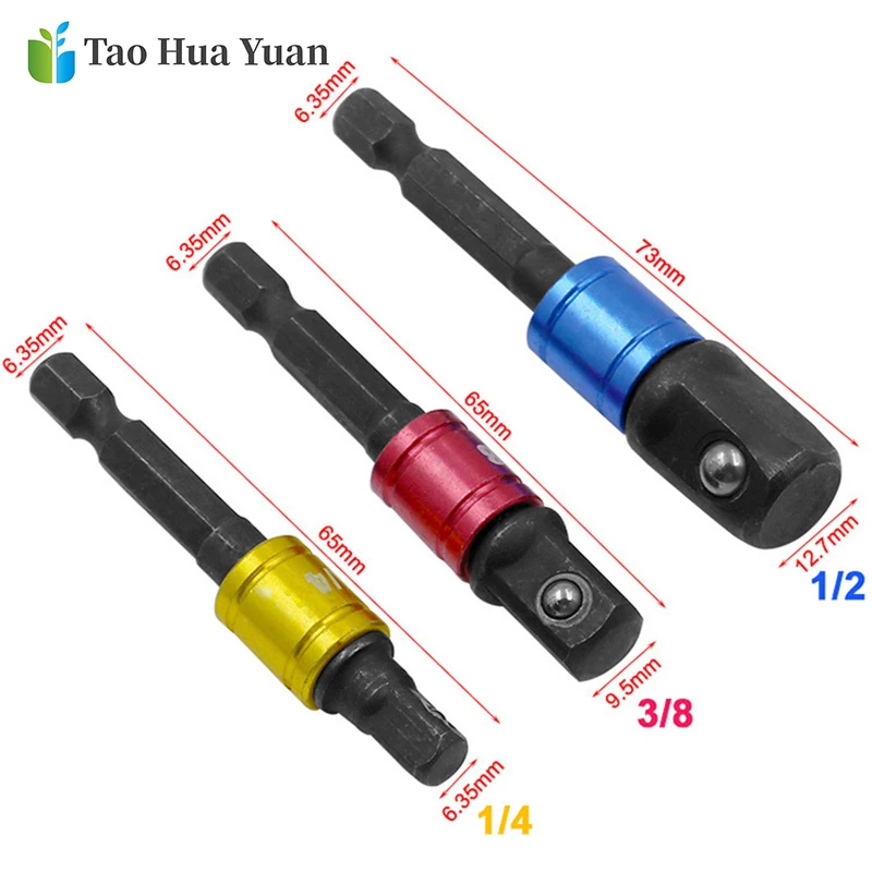 1/3pc Hex Bit 105 Degree Angle Screwdriver Socket Holder Adapter Adjustable Bit Angle 1/4\