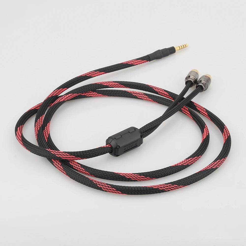 Hifi audio 4,4 mm do 2, ulepszony kabel RCA hi-end 4,4 bilansowy przedłużacz audio kabel połączeniowy