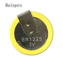 2PCS/LOT BR1225 1225 3V Button battery with welding feet High temperature operating temperature -30 to 80 degrees