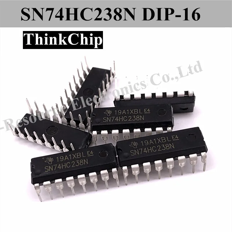 (10pcs) SN74HC238N DIP-16 SN74HC238 74HC238N 74HC238 CD74HC238 3-LINE TO 8-LINE 디코더/디멀티플렉서