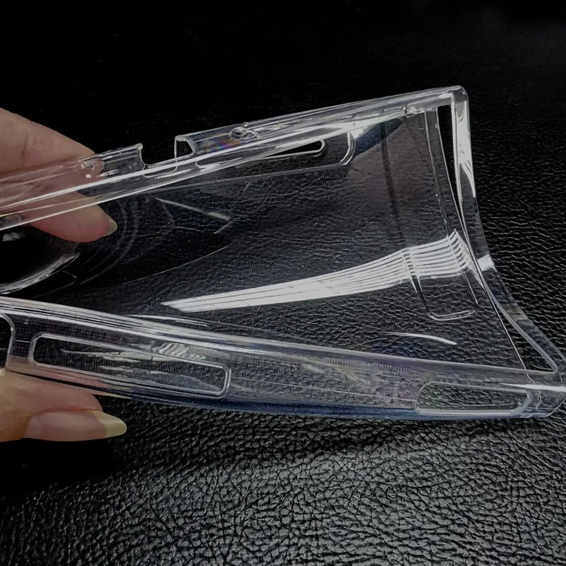 Joycon-funda protectora suave de TPU transparente para consola Nintendo Switch NS, Protector trasero transparente, Joy-con