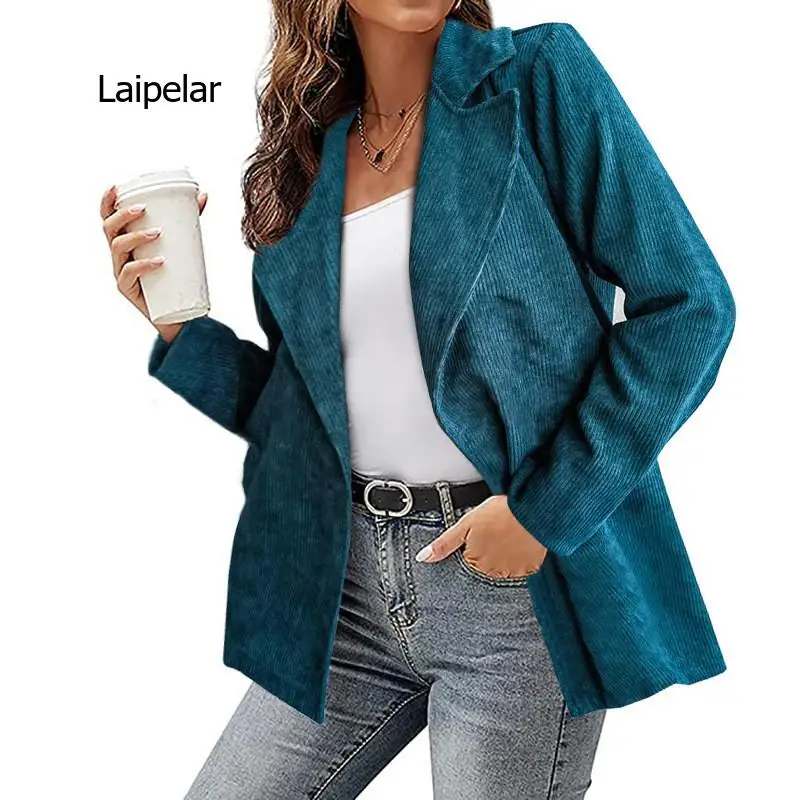 Vrouwen Herfst Vest Blazer Formele Lange Mouwen Jacket Kantoor Ol Elegante Business Slanke Pak Jas Blazer Vrouwelijke