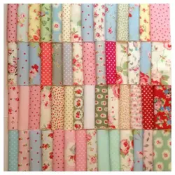 80 kinds of mixed patchwork high quality DIY sewing mixed style floral pattern cotton fabric cloth material